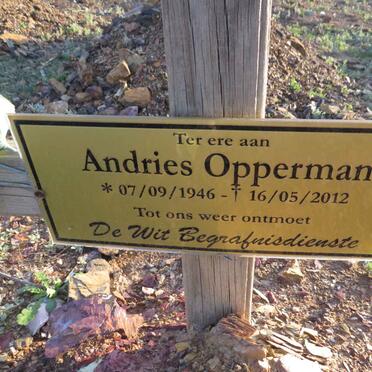 OPPERMAN Andries 1946-2012