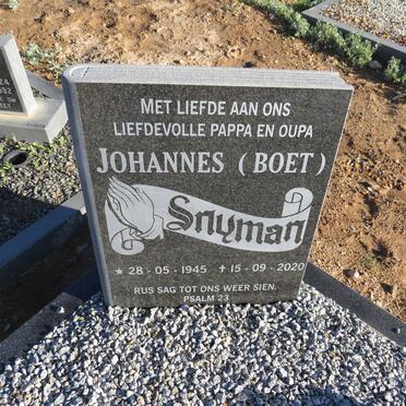 SNYMAN Johannes 1945-2020