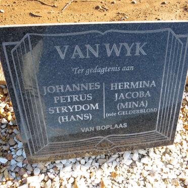 WYK Johannes Petrus Strydom, van & Hermina Jacoba GELDERBLOM