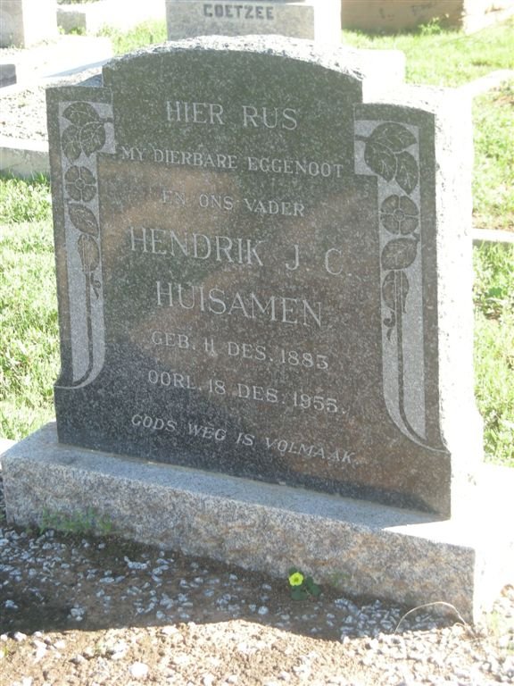 HUISAMEN Hendrik J.C. 1893-1955