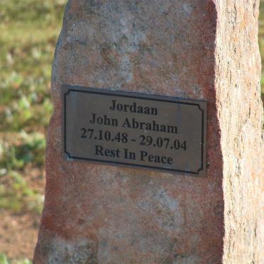 JORDAAN John Abraham 1948-2004