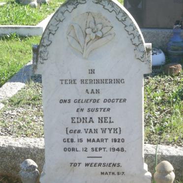 NEL Edna nee VAN WYK 1920-1948