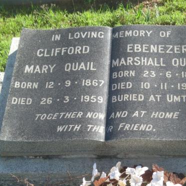 QUAIL Clifford Mary 1867-1959 :: QUAIL Ebenezer Marshall 1868-1940