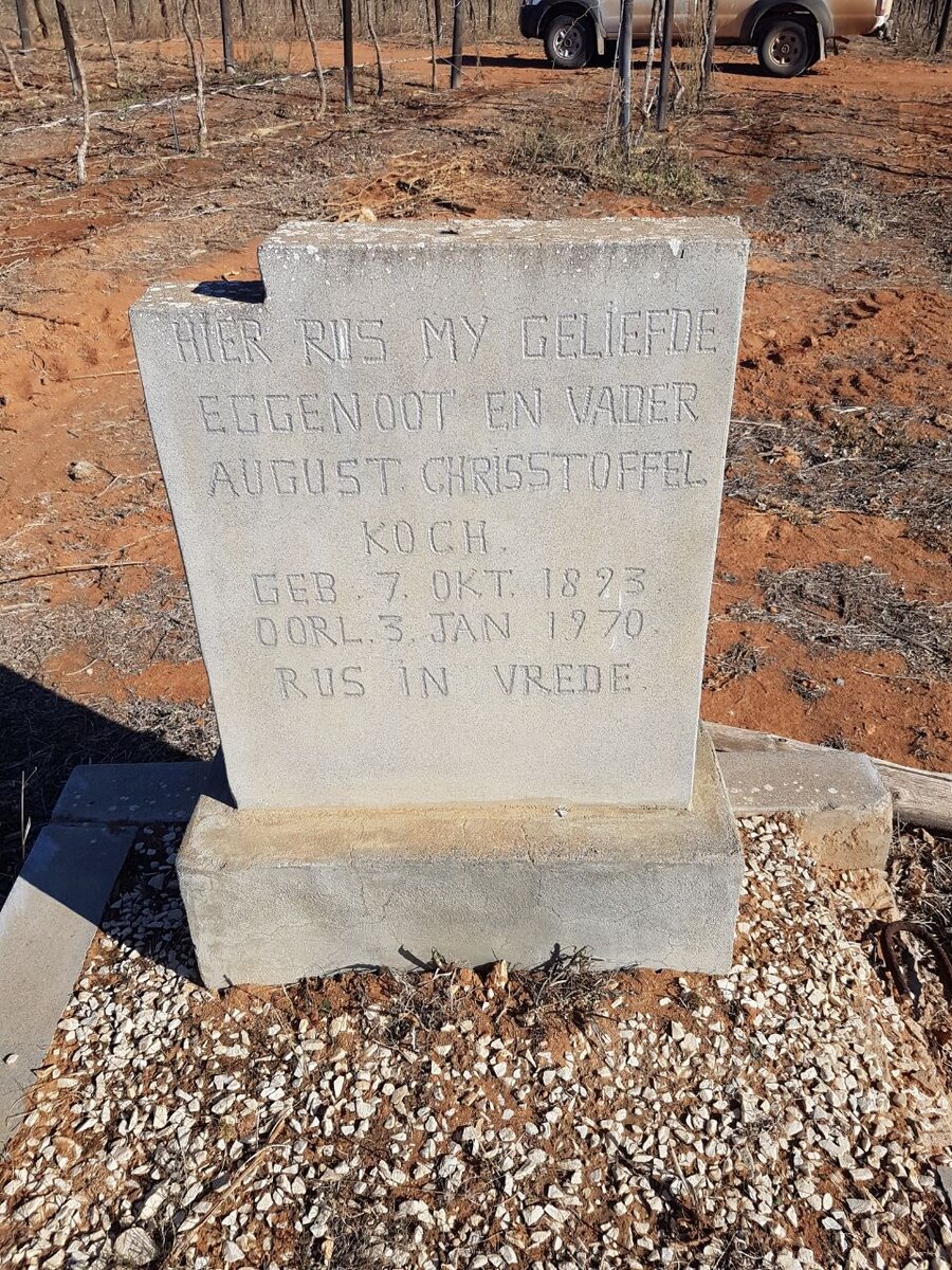 KOCH August Christoffel 1893-1970