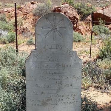 MEYER Caterina Helena nee COETZEE 1858-1924