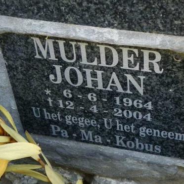 MULDER Johan 1964-2004