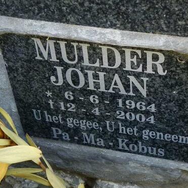 MULDER Johan 1964-2004