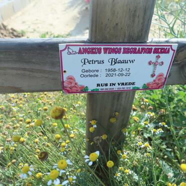 BLAAUW Petrus 1958-2021