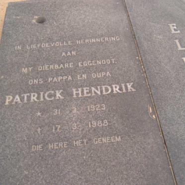 ELLIS Patrick Hendrik 1923-1988