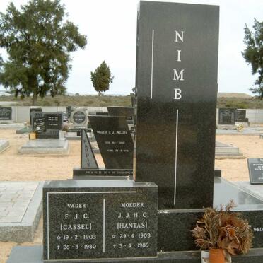 NIMB F.J.C.1903-1980 &amp; J.J.H.C. 1903-1989