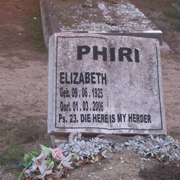 PHIRI Elizabeth 1925-2006