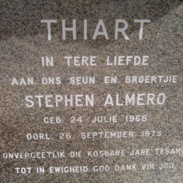 THIART Stephen Almero 1968-1975
