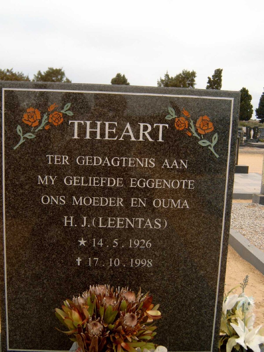 THEART H.J. 1926-1998