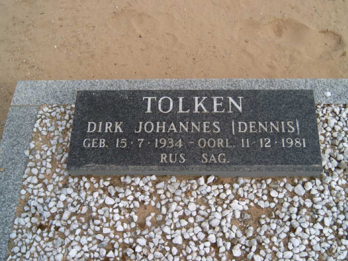 TOLKEN Dirk Johannes 1934-1981