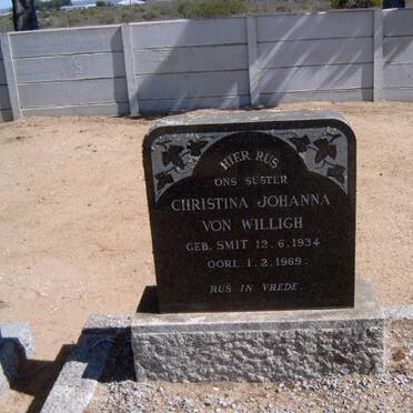 WILLIGH Christina Johanna, von nee SMIT 1934-1969