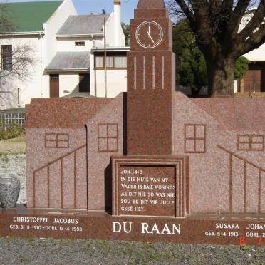 RAAN Christoffel Jacobus, du 1910-1988 &amp; Susara Johanna 1913-1991