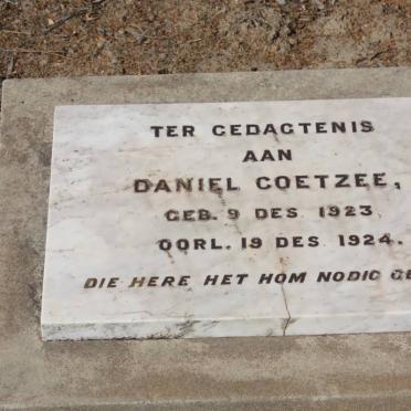 COETZEE Daniel 1923-1924