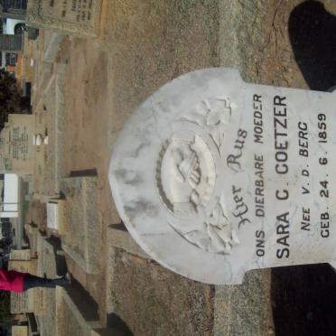 COETZER Sara C. nee v.d. BERG 1859-1947