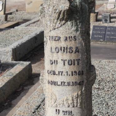 TOIT Louisa, du 1908-1943