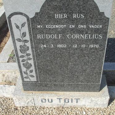 TOIT Rudolf Cornelius, du 1902-1970