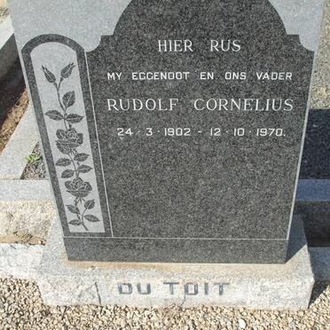 TOIT Rudolf Cornelius, du 1902-1970