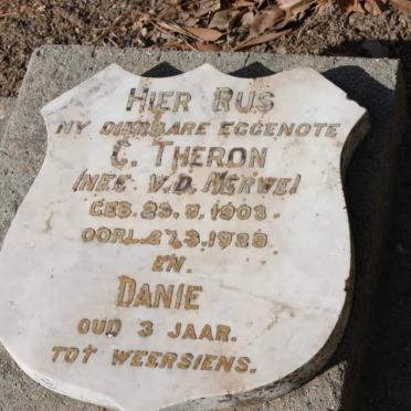 THERON C. nee v.d.MERWE 1903-1929 :: THERON Danie