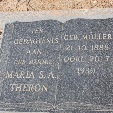 THERON Maria S.A. nee MOLLER 1888-1930