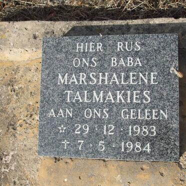 TALMAKIES Marshalene 1983-1984
