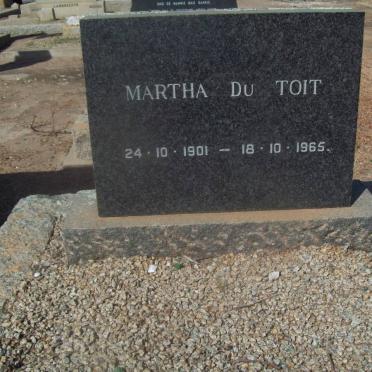 TOIT Martha, du 1901-1965