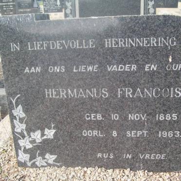 ?  Hermanus Francois 1885-1963