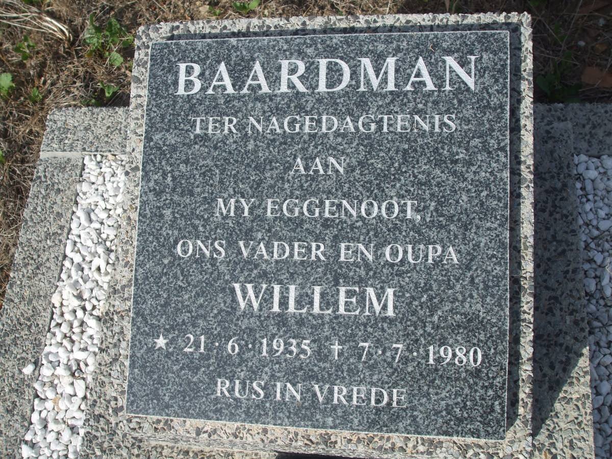 BAARDMAN Willem 1935-1980