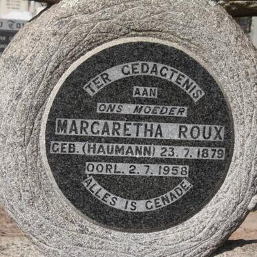 BOTHA Theunis Christoffel 1875-1939 &amp; Margaretha Roux HAUMANN 1879-1958