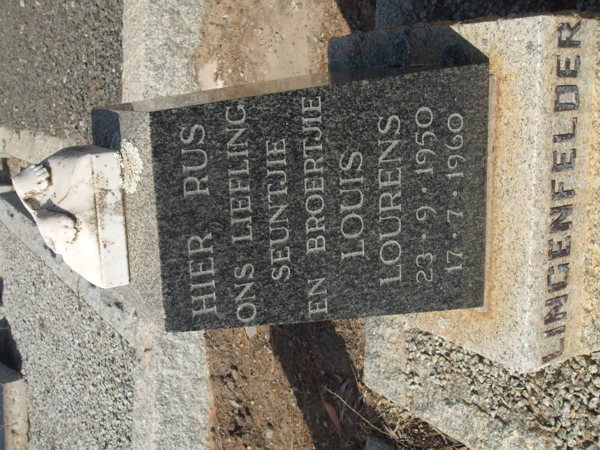 LINGENFELDER Louis Lourens 1950-1960