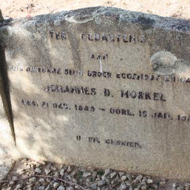 MORKEL Johannes D. 1889-1916