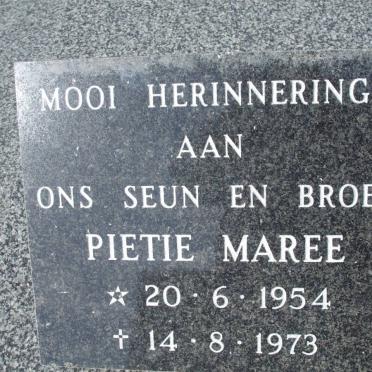 MAREE Pietie 1954-1973