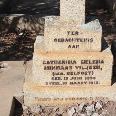 VILJOEN Catharina Helena Minnaar nee DELPORT 1866-1919