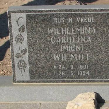 WILMOT Wilhelmina Carolina 1901-1994