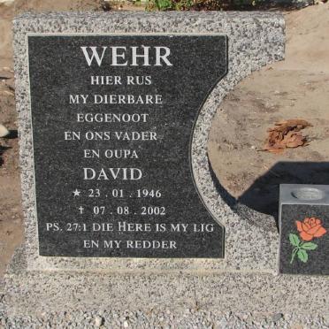 WEHR David 1946-2002
