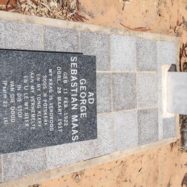 MAAS Ad George Sebastian 1922-1937