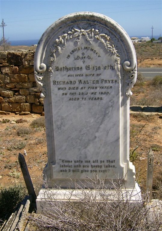 FRYER Katharine Elizabeth -1900