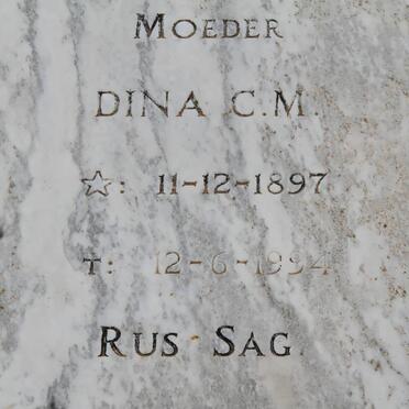 Zyl Dina C.M., van 1897-1994