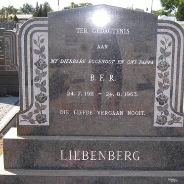 LIEBENBERG B.F.R. 1911-1963
