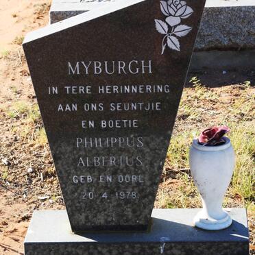 MYBURGH Philippus Albertus 1978-1978