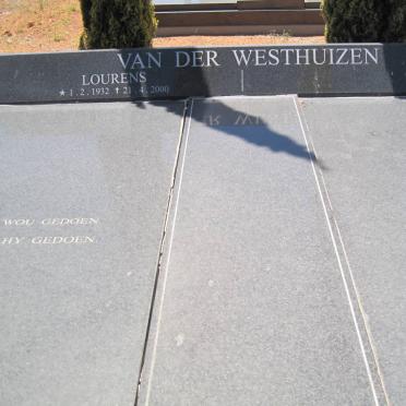 WESTHUIZEN Lourens, van der 1932-2000
