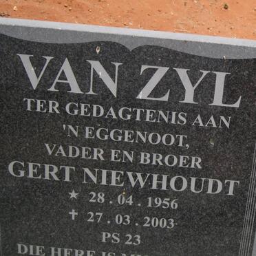 ZYL Gert Niewhoudt, van 1956-2003