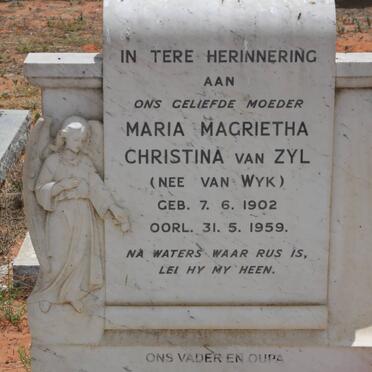 ZYL Hermanus, van 1892-1960 &amp; Maria Magrietha Christina VAN WYK 1902-1959