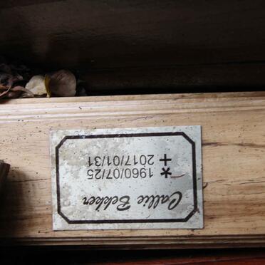 BEKKER Callie 1960-2017