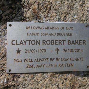 BAKER Clayton Robert 1970-2014