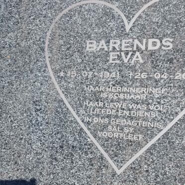 BARENDS Eva 1941-2000