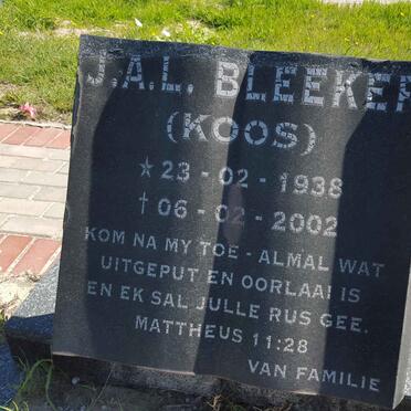 BLEEKER J.A.L. 1938-2002